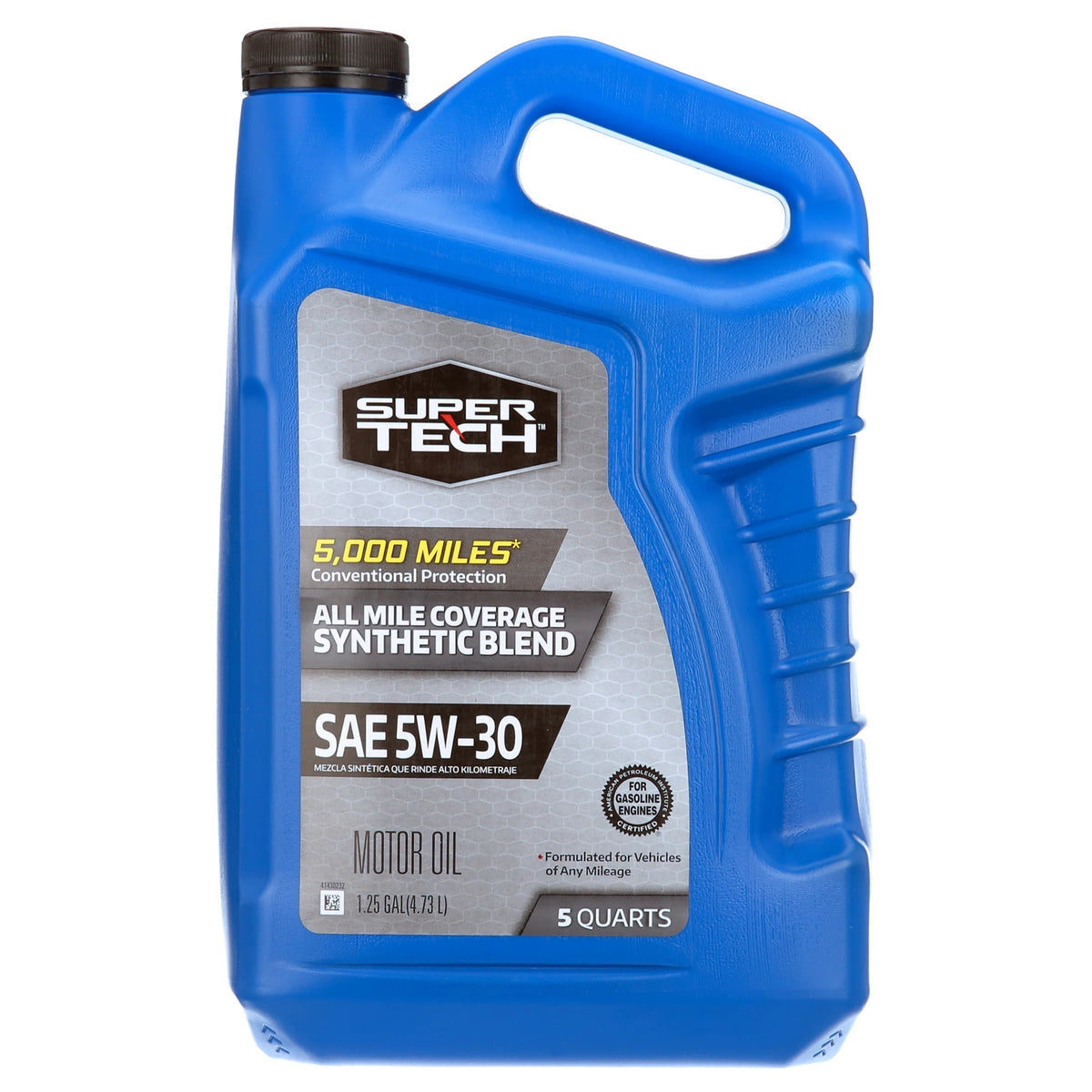 Synthetic Blend Motor Oil SAE 5W-30, 5 Quarts K28648