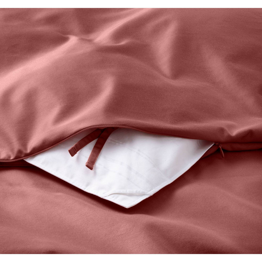 Full/Queen Supima Washed Sateen Duvet & Sham Set Rose K169472