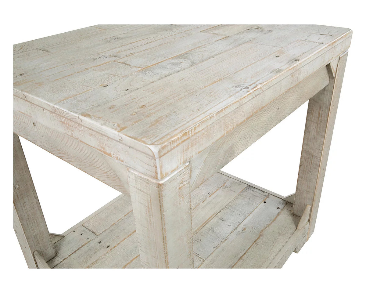 Whitewash End Table B205806