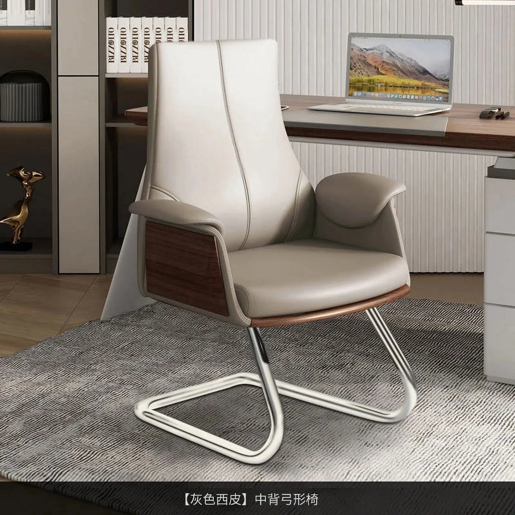 Leather Office Chair Ergonomic Arm Chair T431531