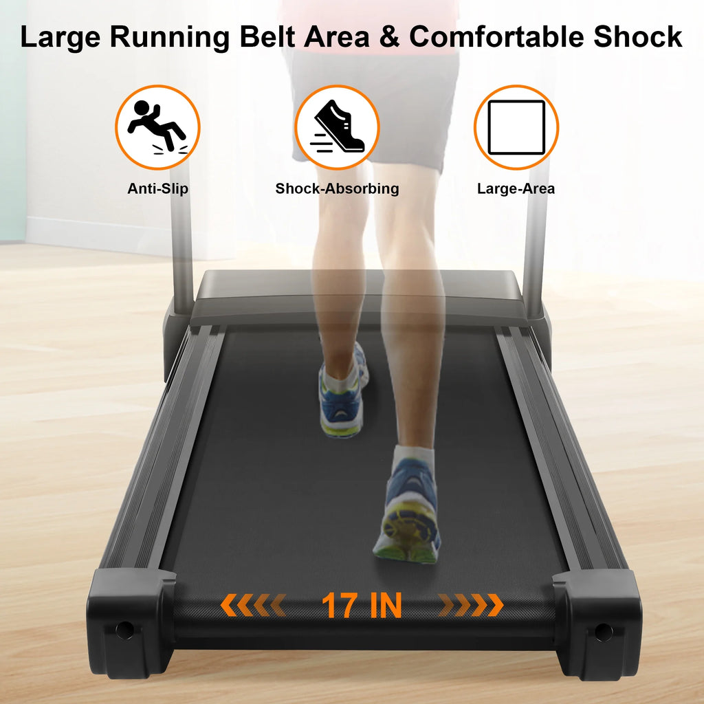 3.25 HP Folding Treadmill with 15 Level Auto Incline G209886