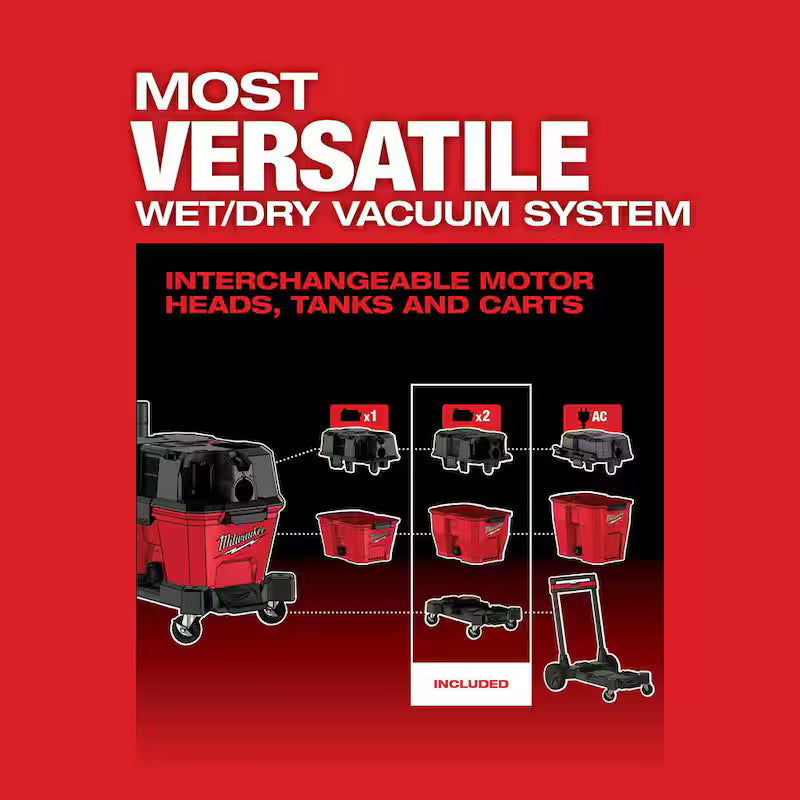 9 Gal. Cordless Wet/Dry Shop Vacuum with Automotive Kit L58298
