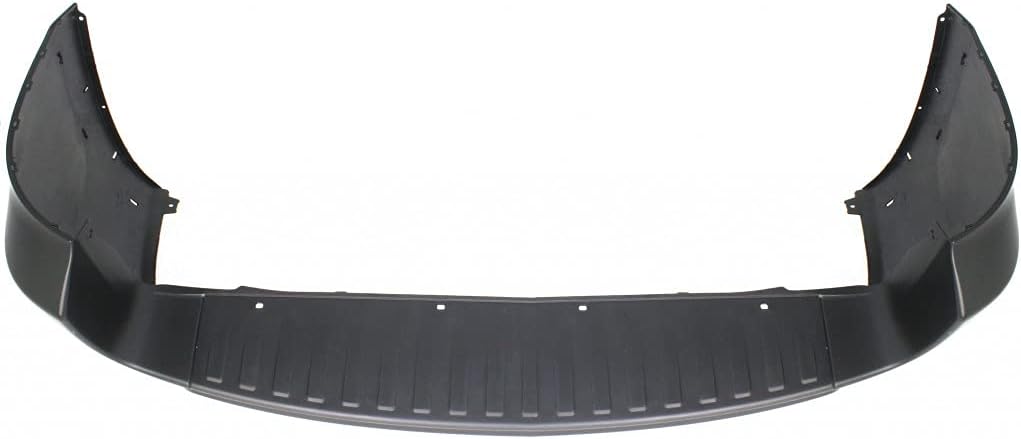 Rear Primed Bumper Cover with Flare Hole and Bumper Extension C2103