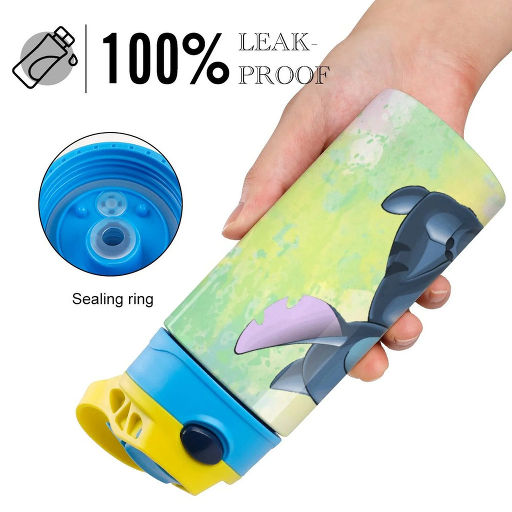 Stainless Steel Vacuum Insulated Children's Water Bottle with Straw A5021