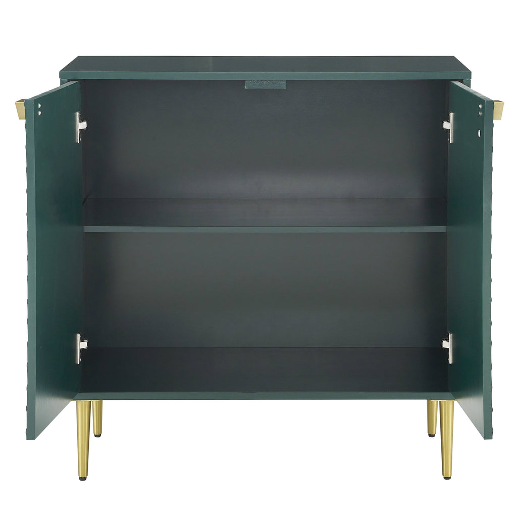 Green 2-Door Accent Cabinet G554