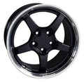 18x9.5 Deep Dish Black Wheel S6263