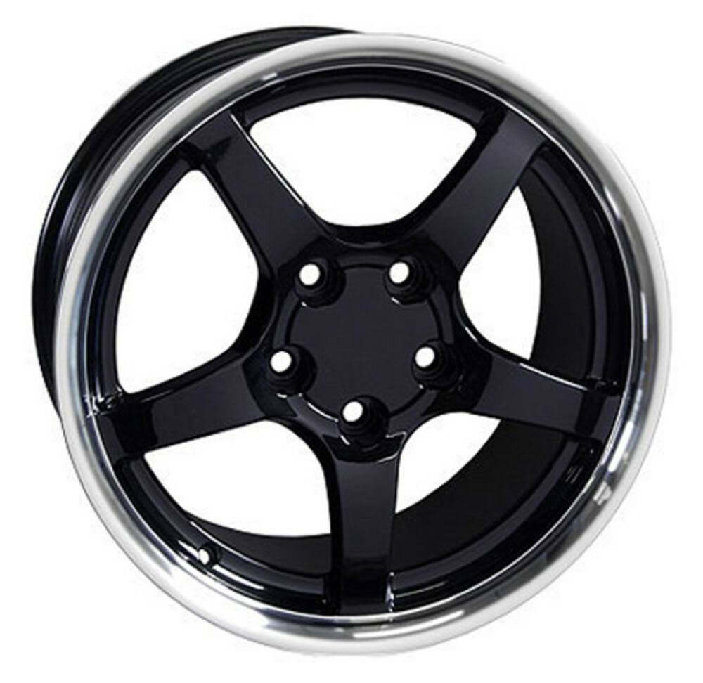 18x9.5 Deep Dish Black Wheel S6263