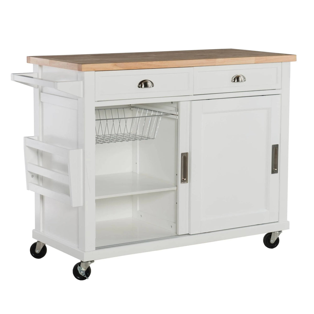 White Kitchen Cart A1462