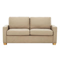 Beige Convertible Full Sleeper Sofa with USB Port K73354