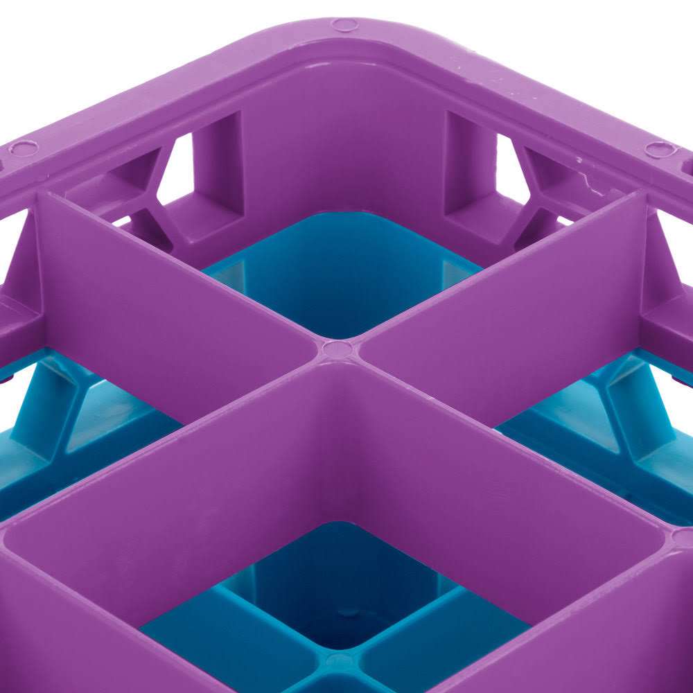 25 Compartment Lavender Glass Rack with 4 Extenders L52810