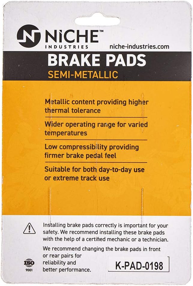 Semi-Metallic Brake Pad Set Pack of 2 J482173
