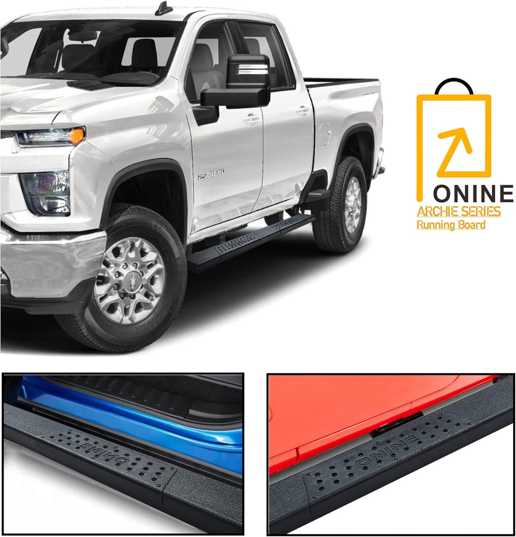 6" Texture Black Side Step Nerf Bar J341835