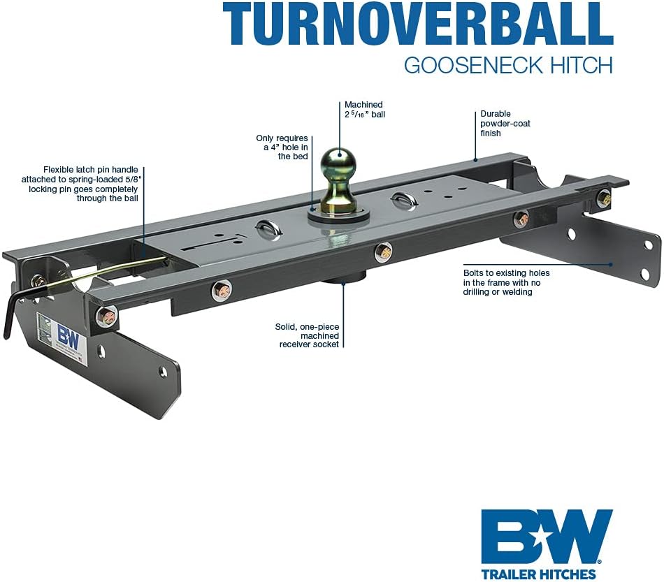 Turnoverball Gooseneck Hitch M7716