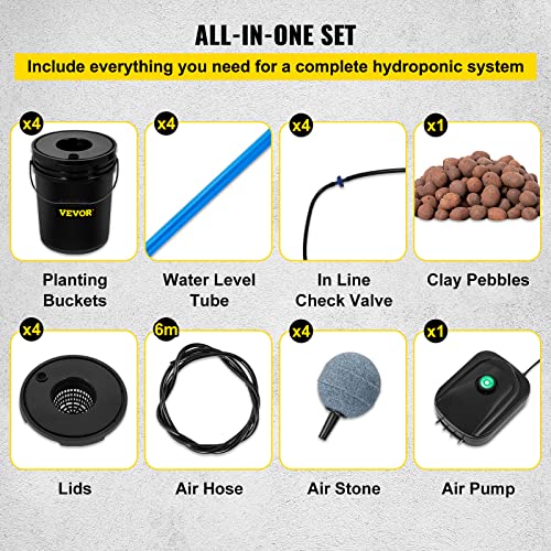 Recirculating Deep Water Culture Hydroponic Grow System with Top Drip J969583