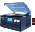 Bluetooth Dual CD Player AM/FM Radio Turntable Record Player with Cassette Player P944240