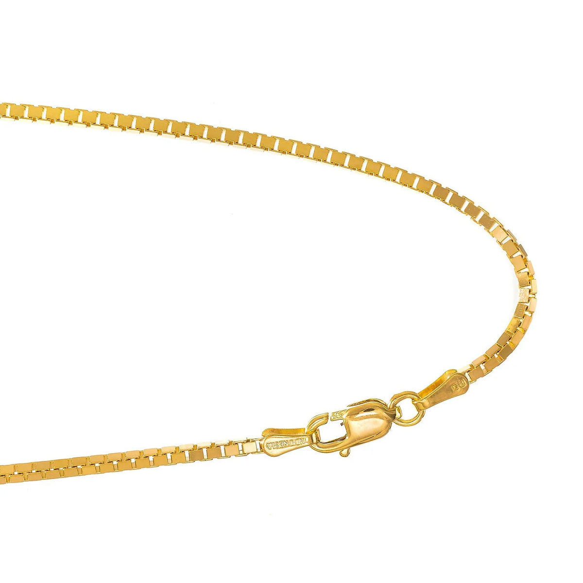 14kt Yellow Gold Box Chain with Lobster Clasp Z61127
