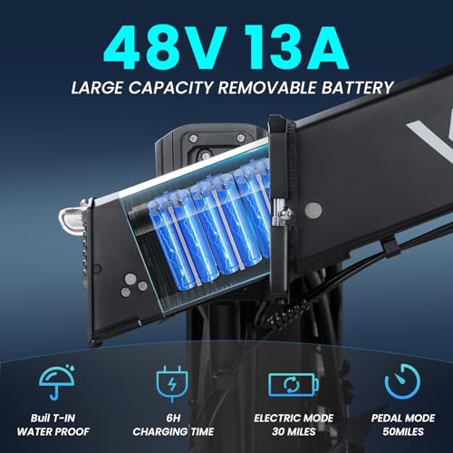 750W 48V 13AH 20” x 4.0" Folding Fat Tire Electric Bike K138339