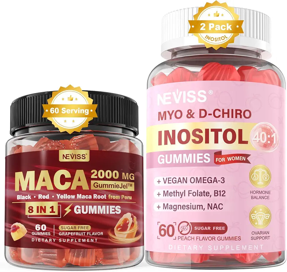 Sugar Free Maca Root Gummies & Myo-Inositol & D-Chiro Inositol Gummies G95736