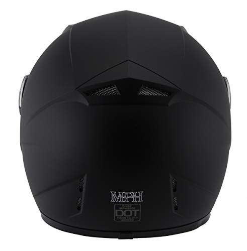 Matte Black Full Face Helmet E9933
