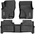 Black 2 Row TPE Floor Mats Q64721