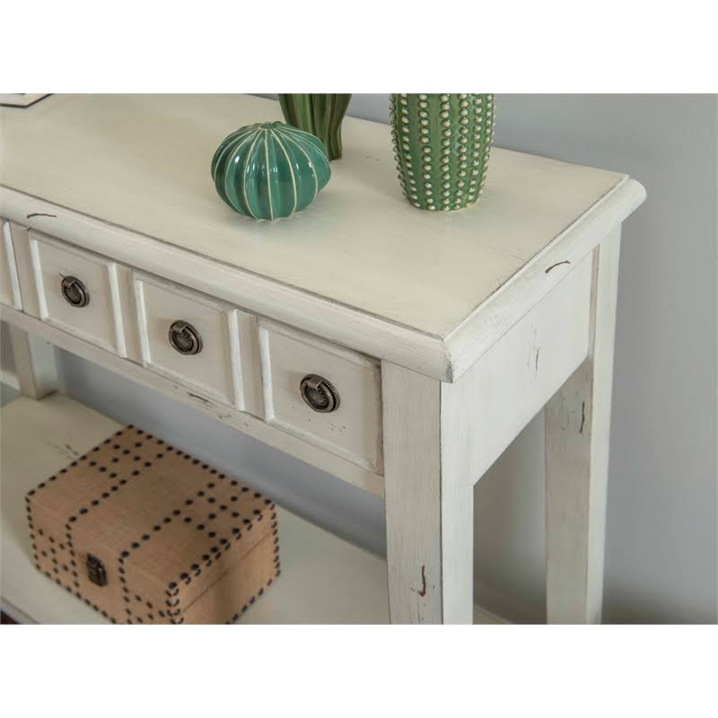 Cream Wood Console Table T549