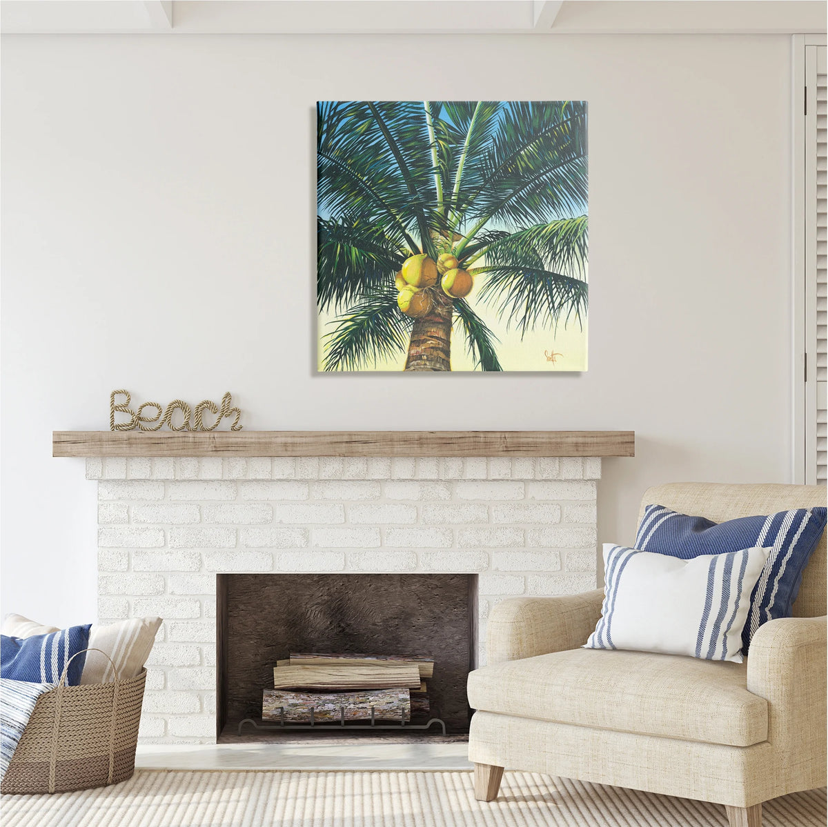 Botanical & Floral Gallery Wrapped Canvas Print Wall Art, 30 x 30 T19268