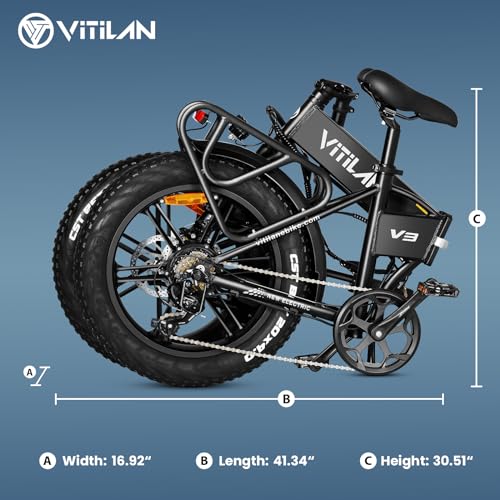 750W 48V 13AH 20” x 4.0" Folding Fat Tire Electric Bike K138339