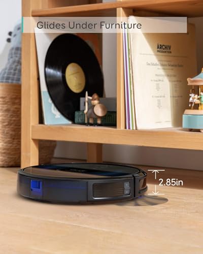 Robot Vacuum with Self Emptying, 2.85-Inch Slim Design K8742