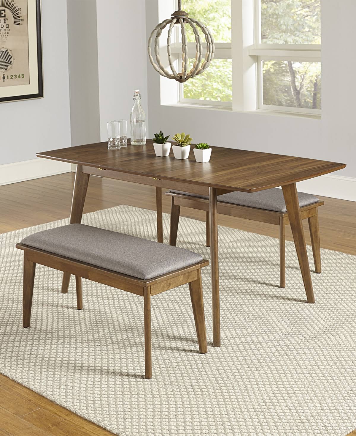 Walnut Butterfly Table H6353