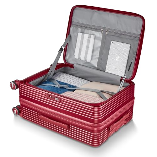 3 Piece Expandable PC Hard Shell Luggage Set with Spinner Wheels J356191