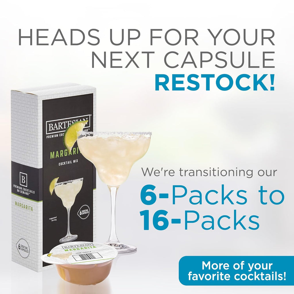 Pack of 6 Cocktail Capsules T154