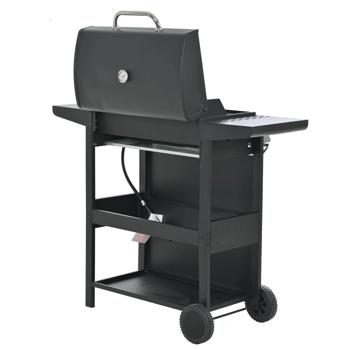 Stainless Steel 4-Burner Gas Grill with Porcelain-Enamel Cooking Grates X659