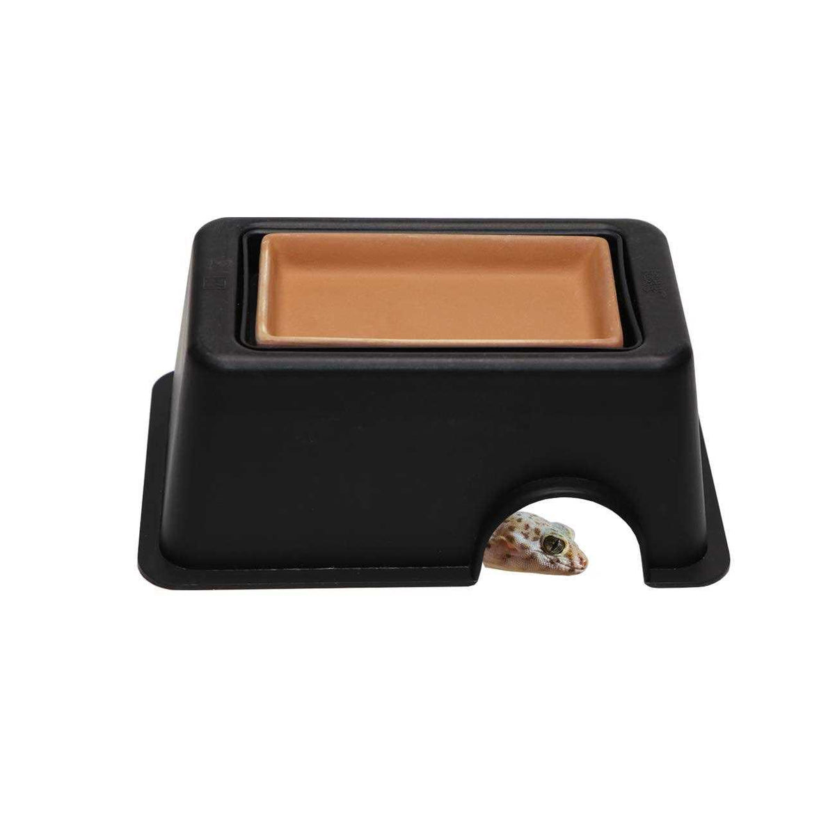 Reptile Hide Box with Sink Basin Q474