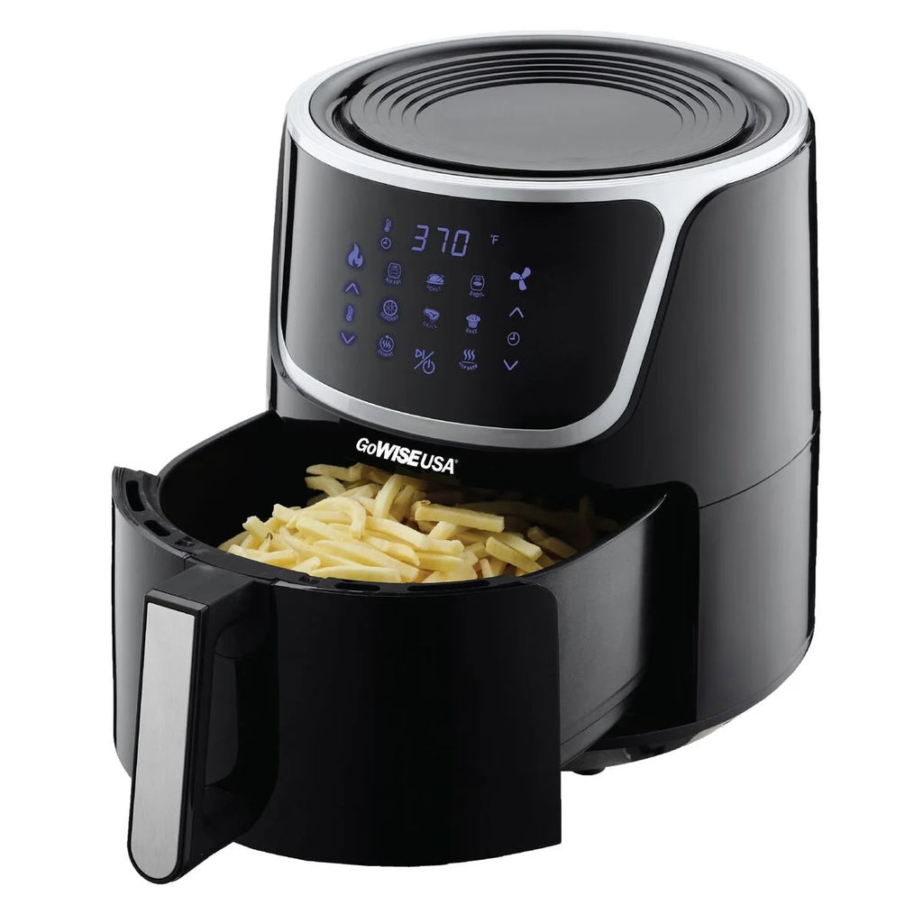 7-Quart Electric Air Fryer with Dehydrator and Stackable Racks X456