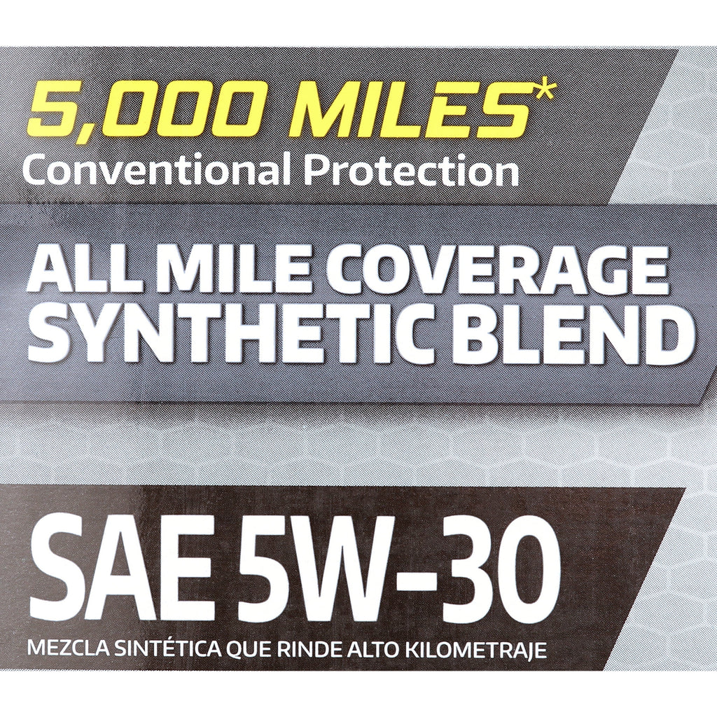 Synthetic Blend Motor Oil SAE 5W-30, 5 Quarts K28648
