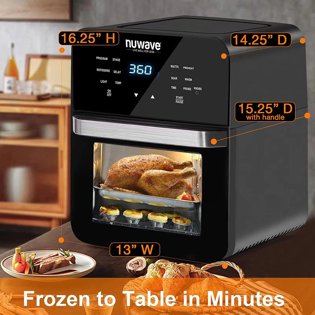15.5-Quart 1800W Air Fryer with 100 Presets N5523