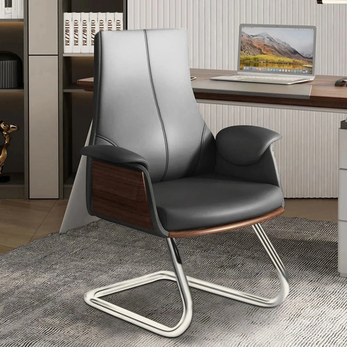 Leather Office Chair Ergonomic Arm Chair T431531