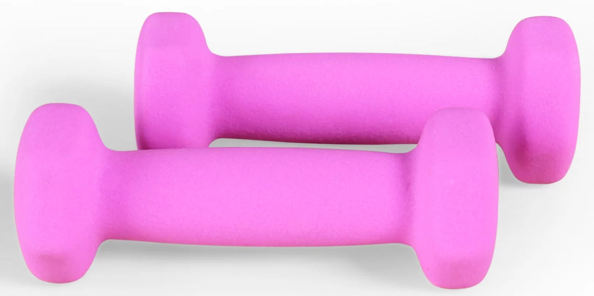 1 lbs Pair Vinyl Coated Dumbbells B4798
