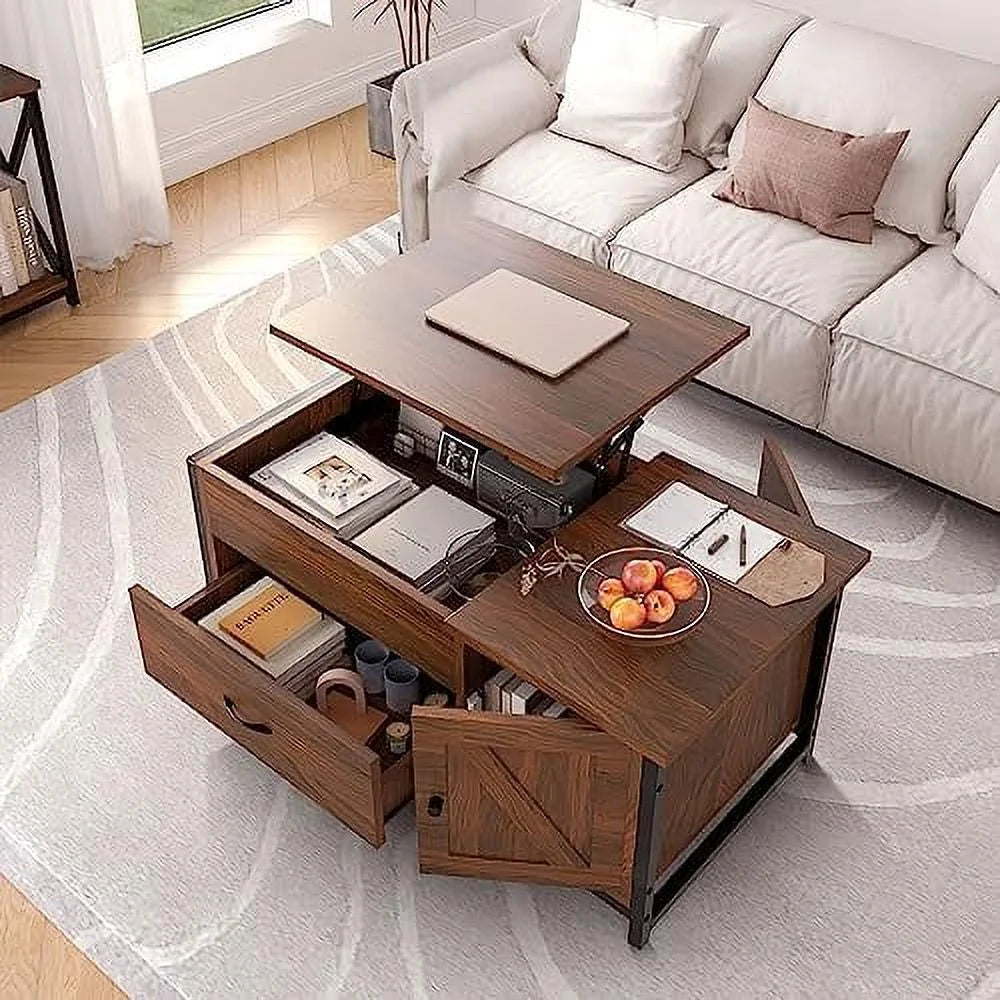 41.7" Lift Top Coffee Table with Drawer and Hidden Compartment G664165