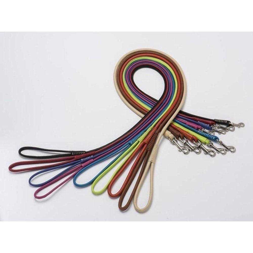 Soft Leather Round Leash L9224