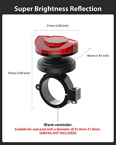 Bike Mount for Apple AirTag W2451