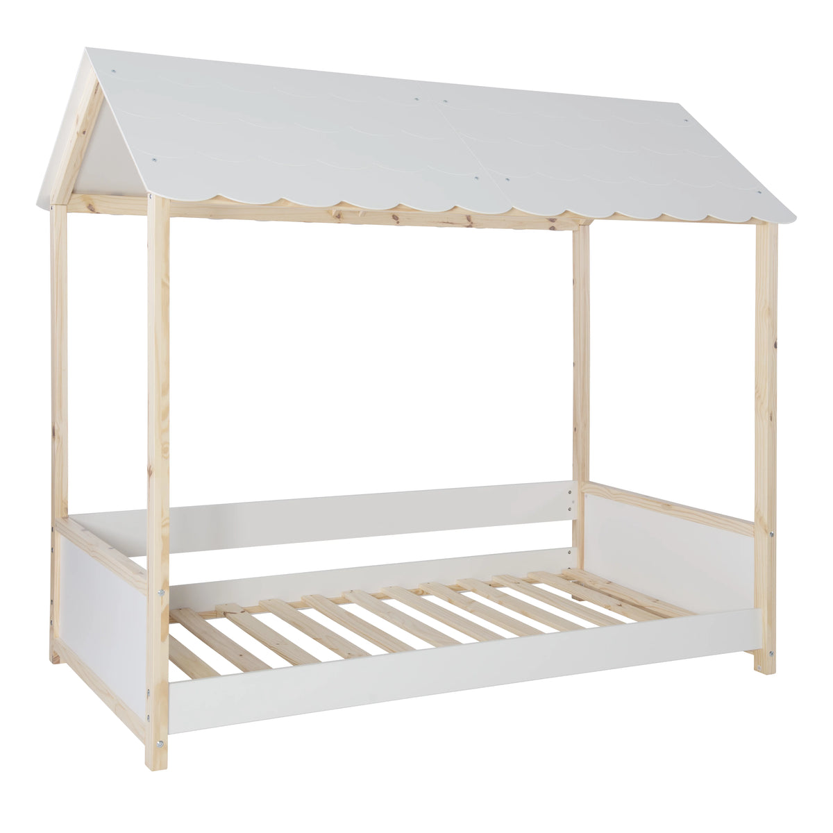 White Twin Kid's Bed V303