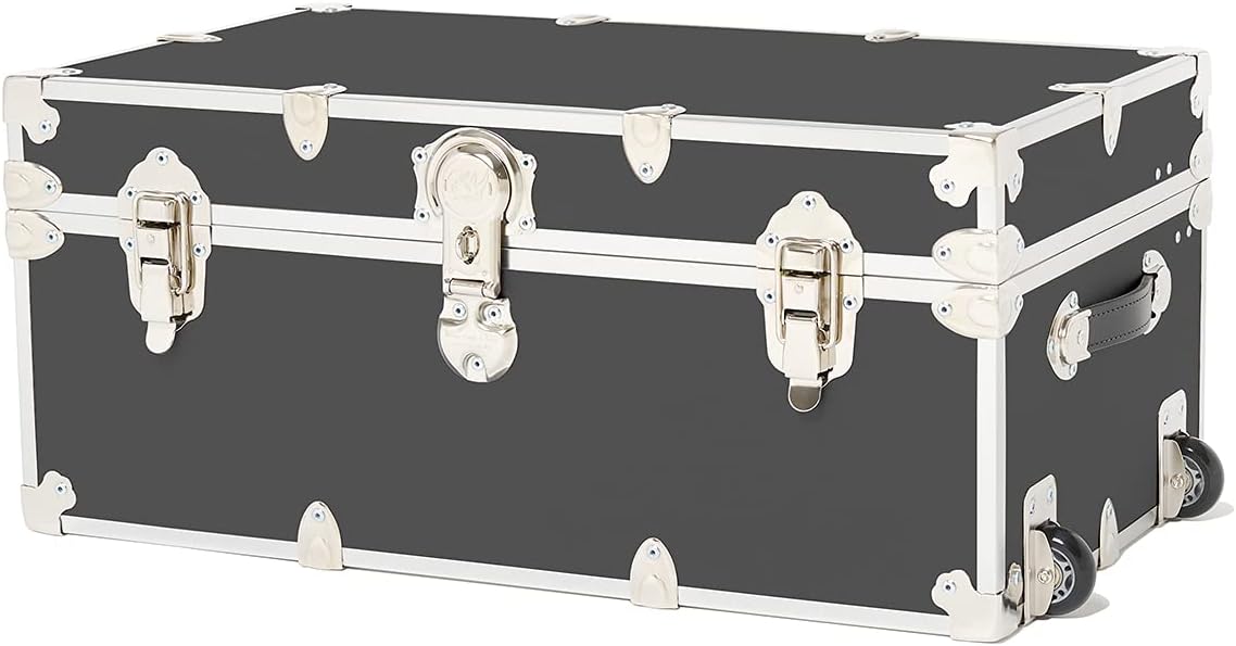 Large Storage Trunk with Mounted Wheels 32x18x14 D526049