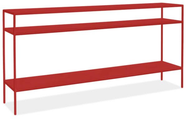 Scarlet Red Slim Console Table S2198