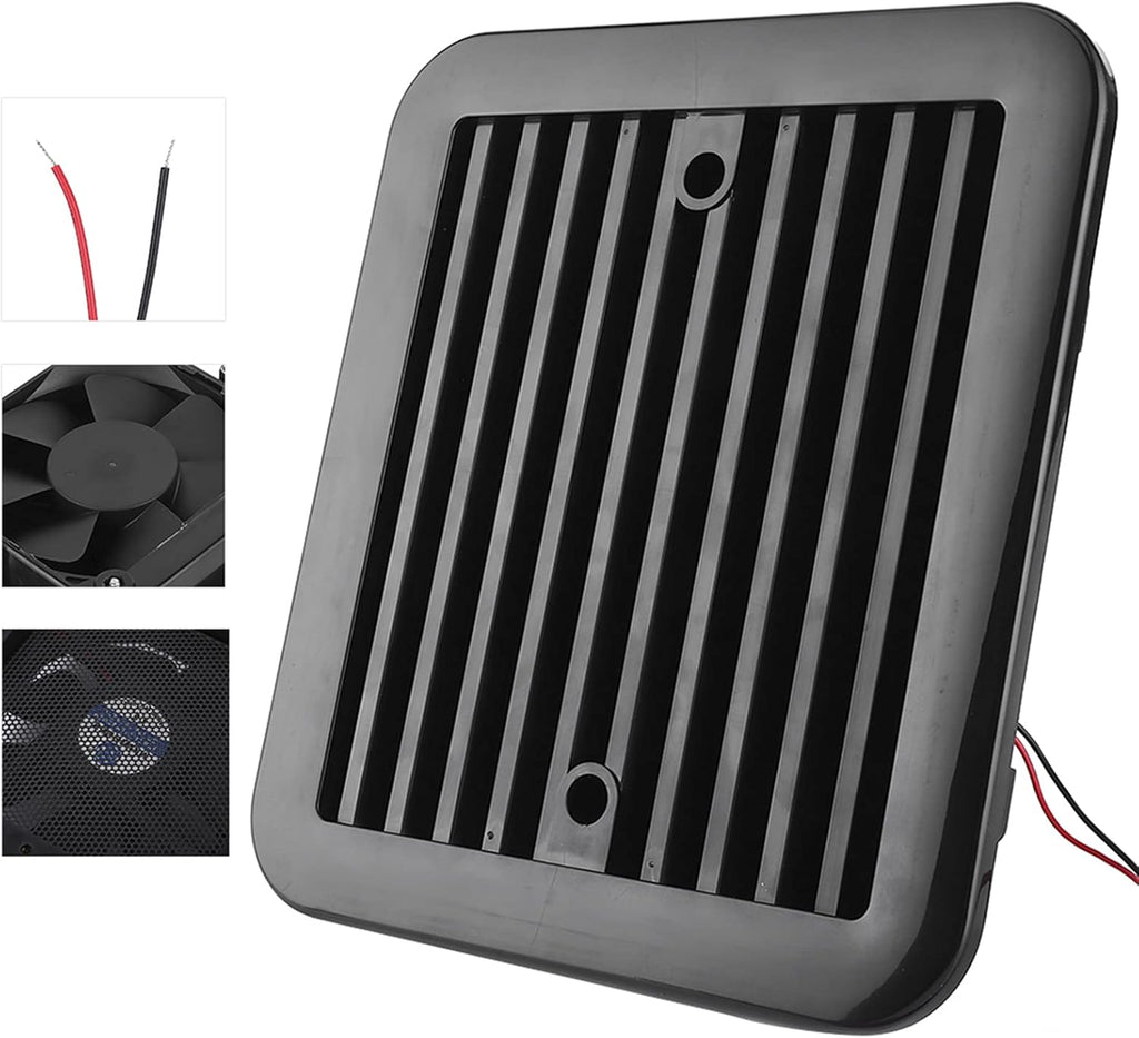 12V 4W Cooling Fan with Shutters Vent L4609