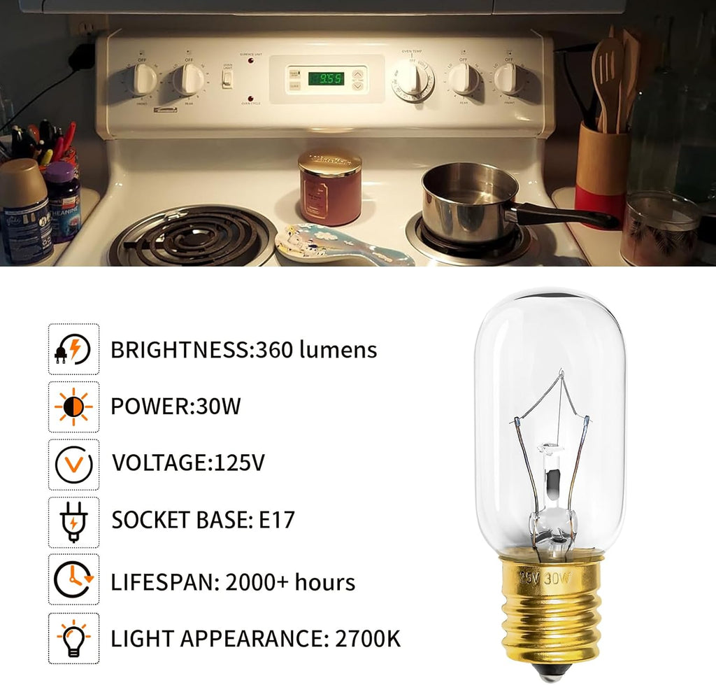 Light Bulb 125V 30W E17 Base P274