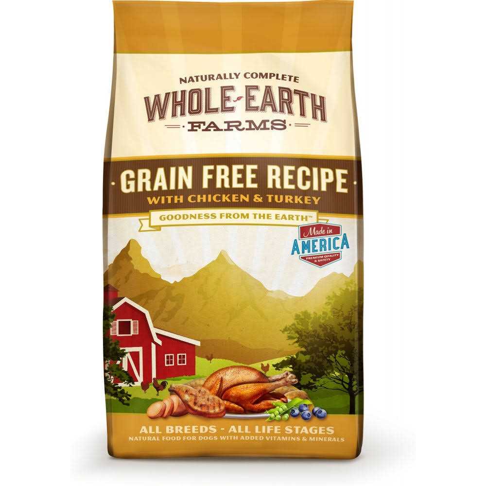 Grain Free Chicken Turkey Recipe Dry Dog Food H78438