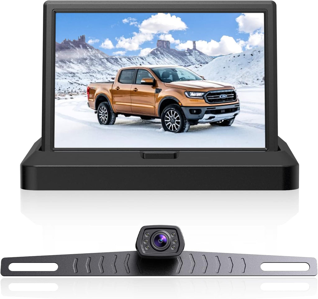 1080P Backup Camera with Monitor Kit, 5 Inch Monitor Pack of 2 P82256