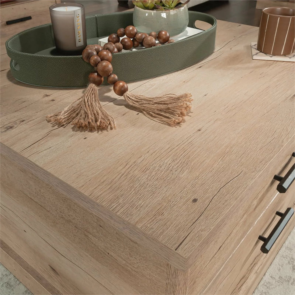 Engineered Wood Coffee Table in Prime Oak Finish W8550