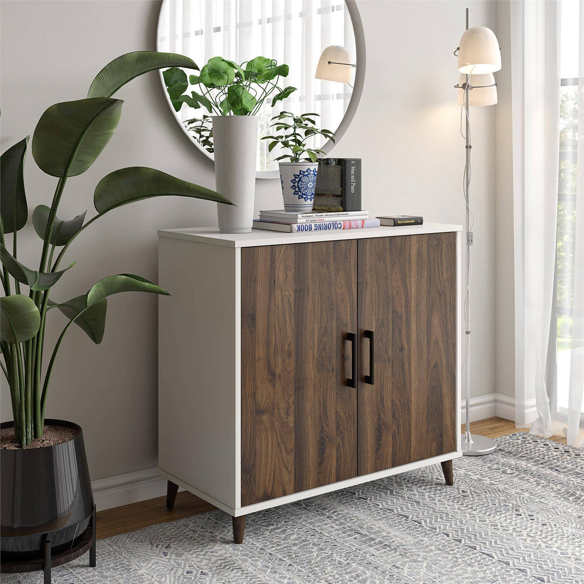 White Accent Cabinet H10901